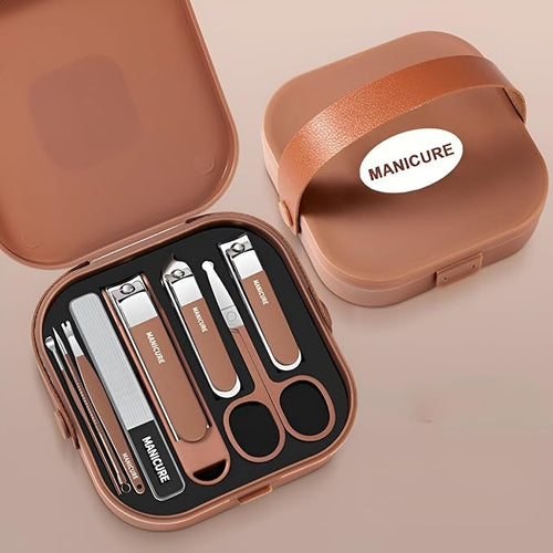 8-in-1 Professional Nail Clipper Set – Manicure & Pedicure Grooming Kit