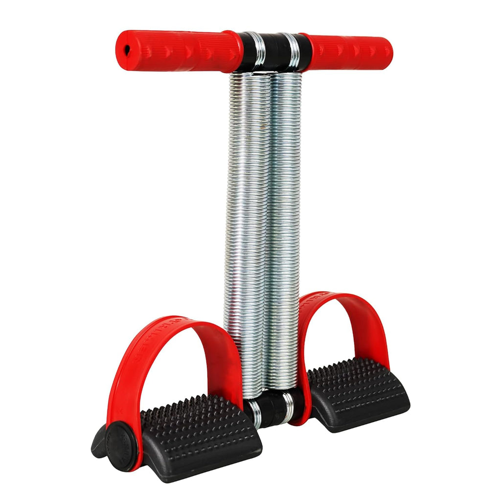Premium Double Spring Tummy Trimmer Men and Women for Abs Workout, Exercise In Gym, Belly Exercise Waist Trimmer, Tummy Twister (Red & Black)