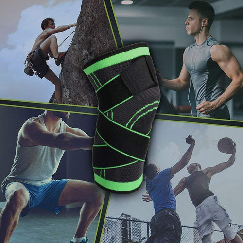 Adjustable Knee Compression Sleeve – Support for Sports, Workout & Relief - Click Cart Shopping