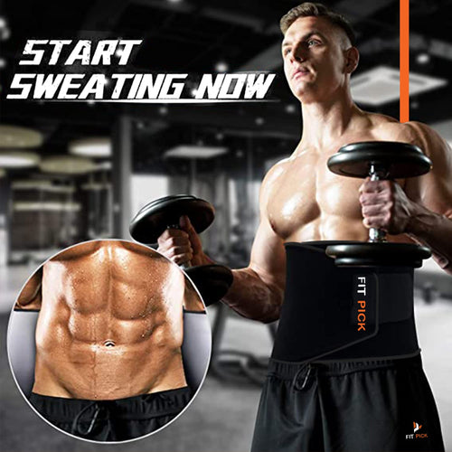 Adjustable Sweat Belt – Abdominal Waist Trimmer for Men & Women