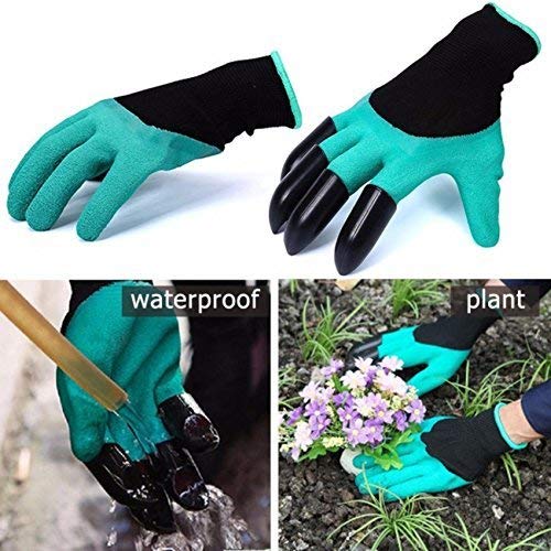 Green Garden Hand Gloves, Size: Medium
